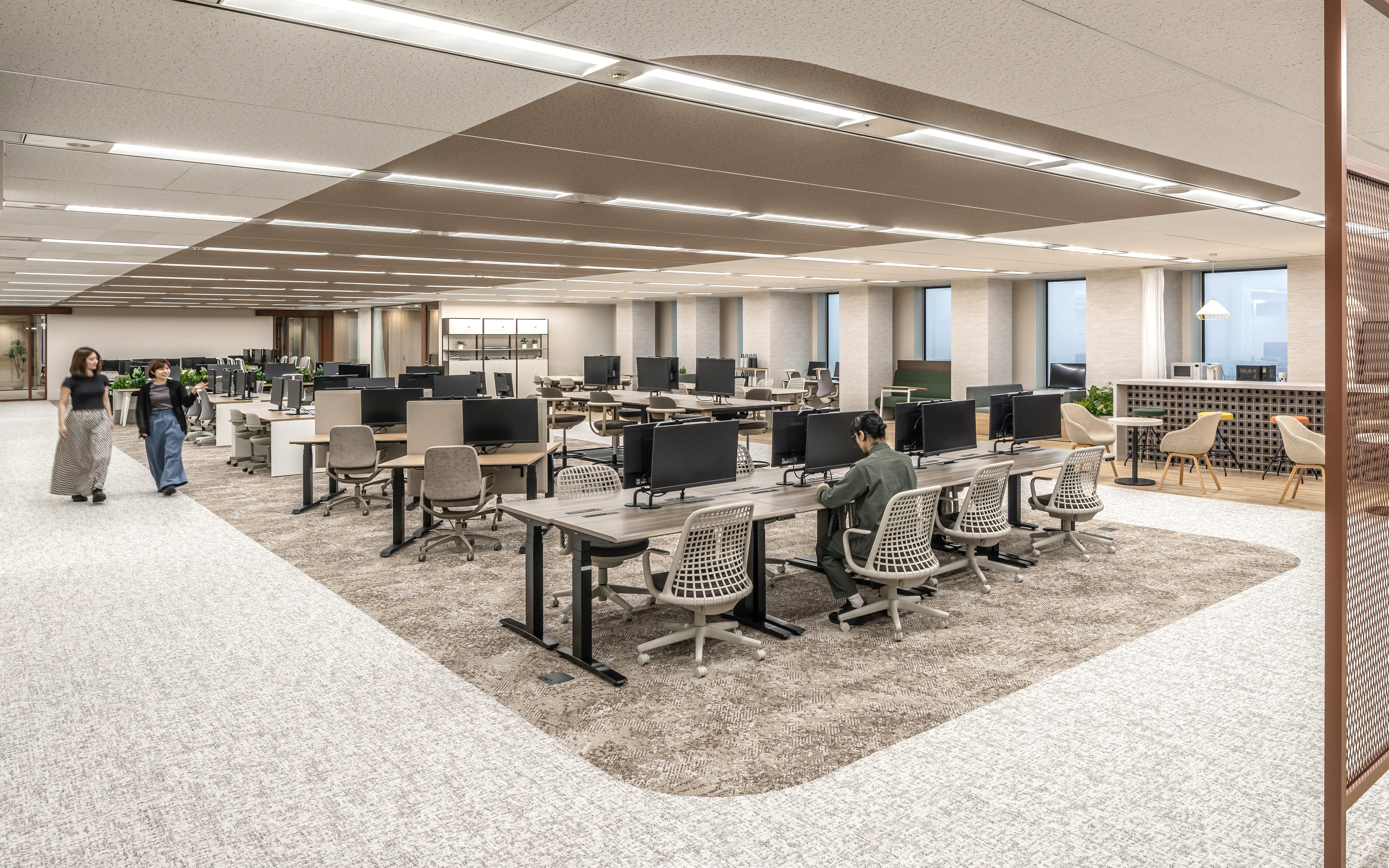 The working area